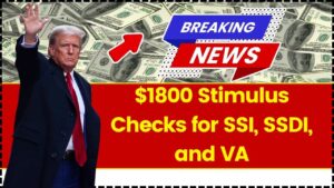 $1800 Stimulus Checks for SSI, SSDI, and VA