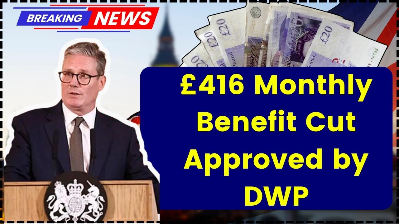 £416 Monthly Benefit Cut Approved by DWP