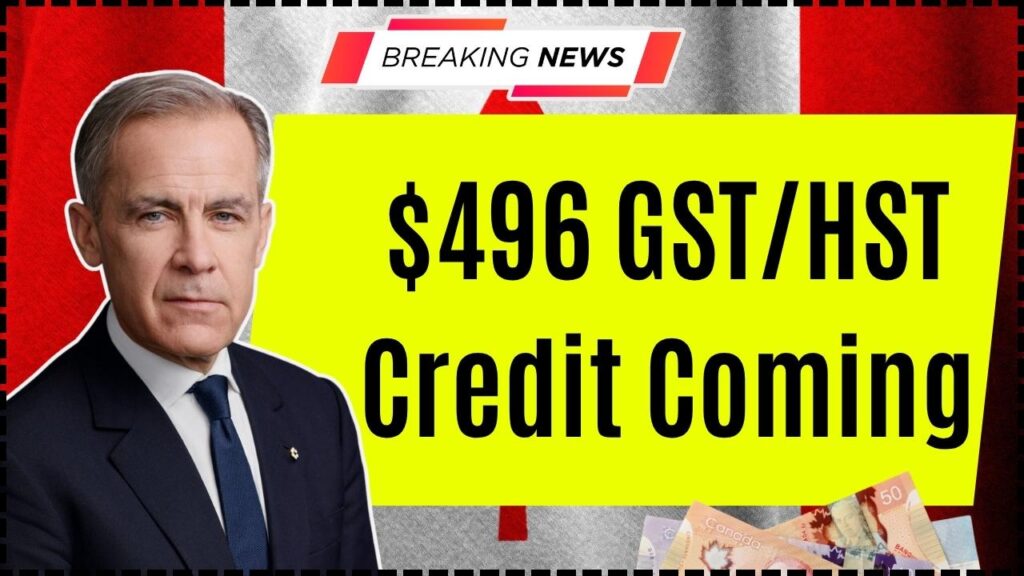 CRA Update: $496 GST/HST Credit Coming in October 2025 – How to Check If You’re Eligible 1 $496 GSTHST Credit Coming