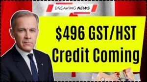 $496 GSTHST Credit Coming