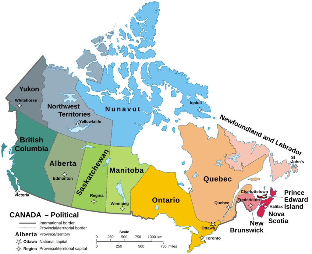 Canada Child Benefit October 2025: CRA’s $666 Deposit Date is Almost Here – Are You on the List? 3 A map of Canada highlighting provinces and territories that provide supplemental child benefit