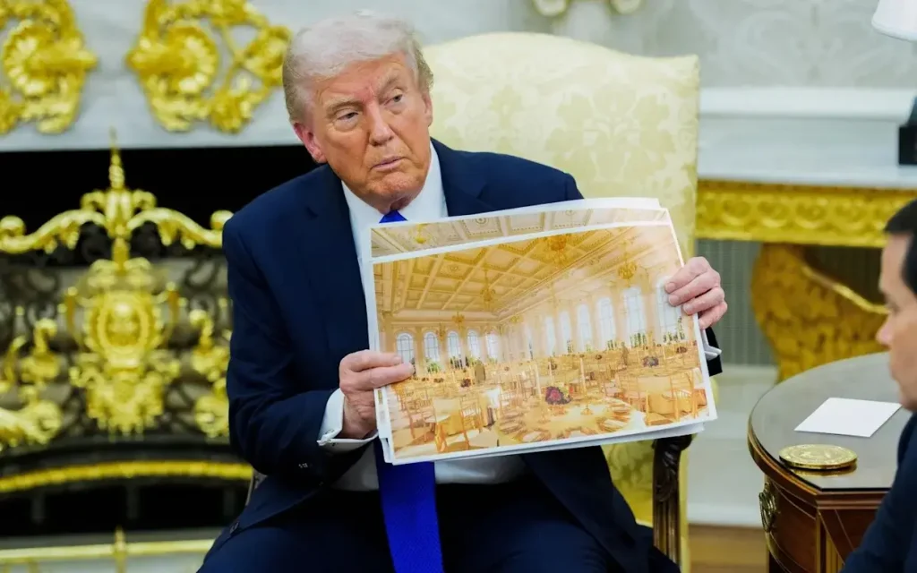 White House Fires Fine Arts Advisers Amid Trump’s $300 Million Ballroom Controversy- Check Details 2 Ballroom Controversy