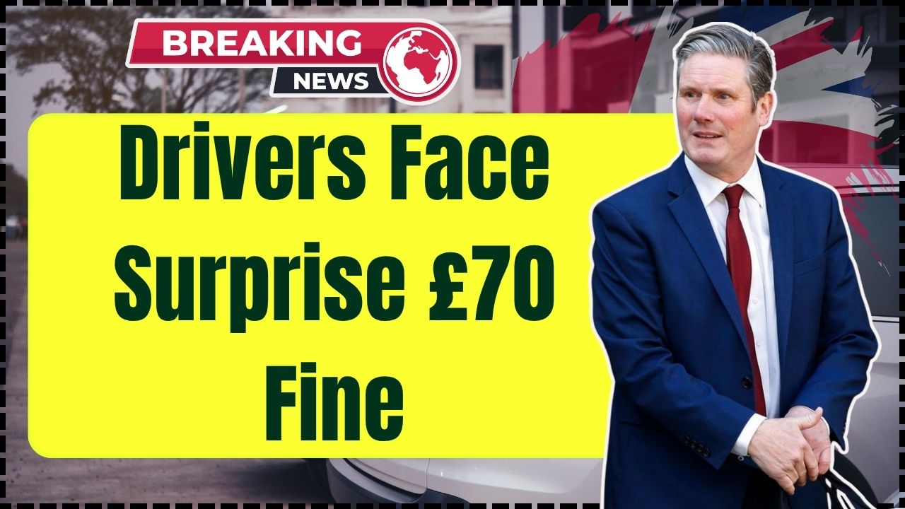 Drivers Face Surprise £70 Fine