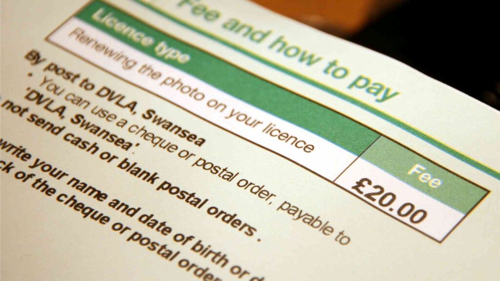 DVLA Confirms Major Licence Rule Change for Drivers Aged 57+ Across the UK – What You Must Know Now 2 Driving License renewal Fee