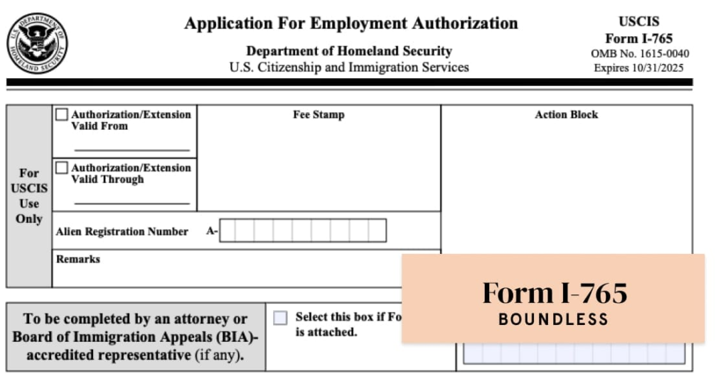 New U.S. Work Permit Rules 2025: How Foreigners Can Apply and What’s Changed 2 Form I-765