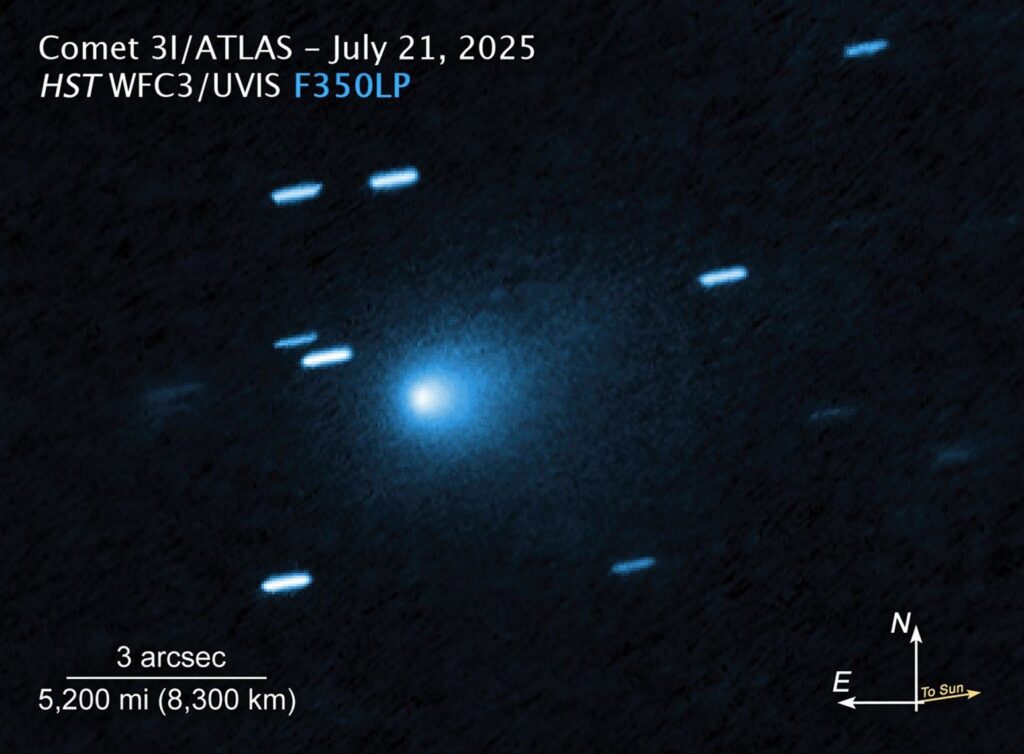 3I/ATLAS Cosmic Visitor Leaves NASA and Scientists Stunned 4 Hubble Space Telescope Image