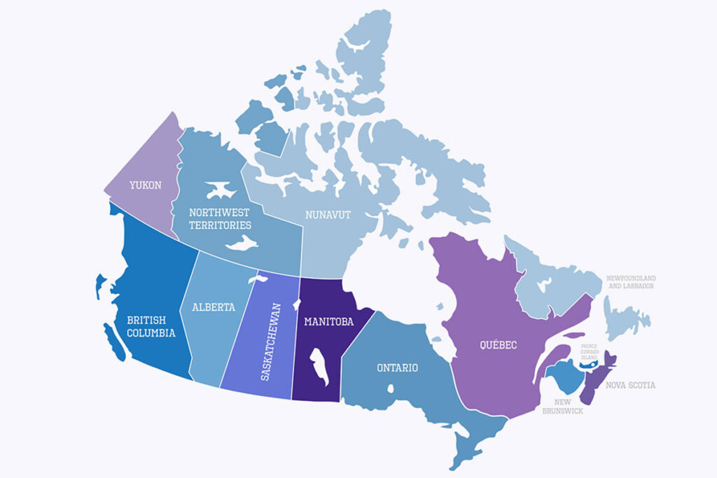 New CPP Payments Rolling Out Canada-Wide on October 29 — Who Will Get it? 3 Map of Canada showing CPP payment distribution by province