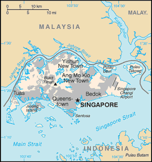 New Singapore Work Permit Rules Are Here – Check What’s Changed for Eligibility & Applications! 2 Map of Singapore with newly approved source countries for foreign workers.