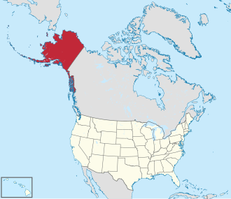Map of the United States highlighting Alaska as the only state providing annual oil-wealth dividends