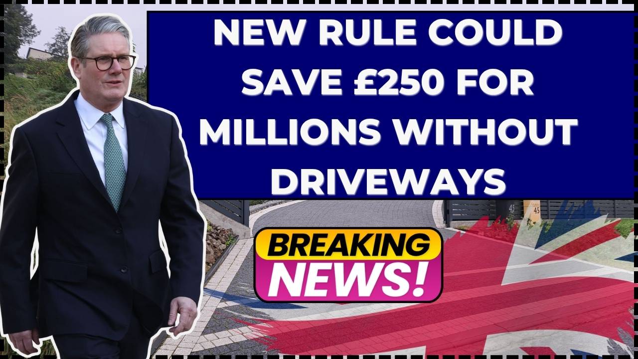 New Rule Could Save £250 for Millions Without Driveways