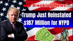 Trump Just Reinstated $187 Million for NYPD
