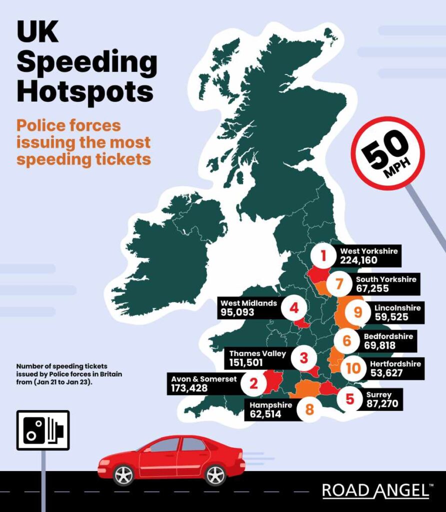 DVLA Warning: The Costly Mistake Over-50 Drivers Keep Making, And It’s a £1,000 Hit 4 UK map of speeding hotspots