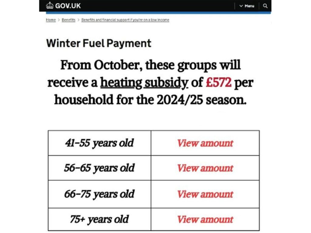 HMRC Confirms £300 Pension Cut from October 9; Every UK Pensioner Needs to Know this, Check Details 4 bogus “Winter Fuel Payment” scam ads