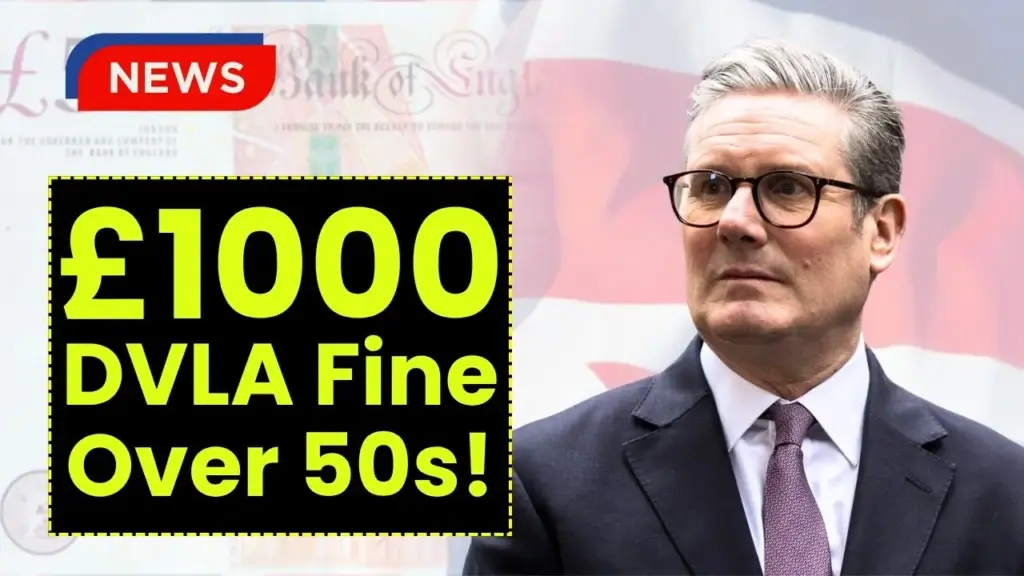 Drivers Over 50 Could Be Fined £1,000 for This Simple DVLA Mistake; Are You at Risk? 1 Simple DVLA Mistake
