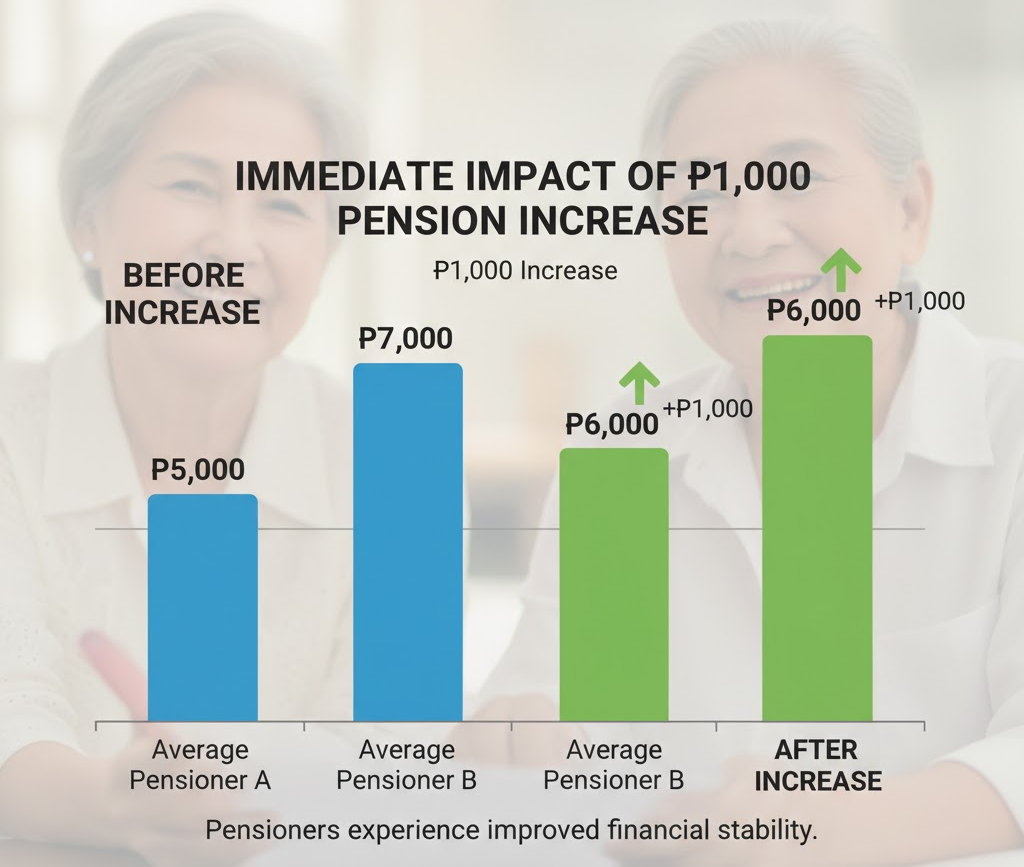 SSS ₱1,000 Senior Citizen Pension 2025 – Everything You Need to Know About Eligibility & Payments! 2 ₱1,000 pension increase on monthly SSS pensions in 2025