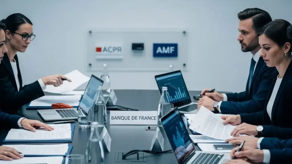 La Banque De France, L'ACPR Et L'AMF Lancent Un Premier Test De Résistance À L'Échelle Du Système Sur Les Interconnexions Au Sein Du Système Financier 1 La Banque De France, L'ACPR Et L'AMF
