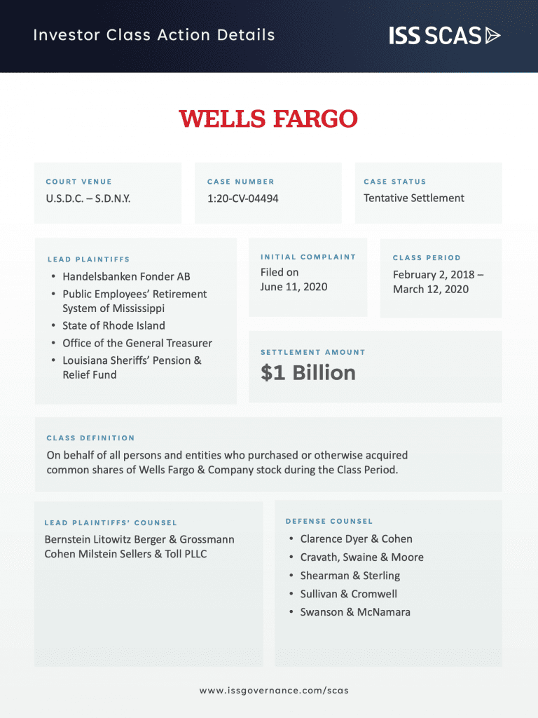 $5000 Wells Fargo Settlement Payment in 2025: How much you will get? Check Eligibility & Date 3 Wells Fargo Class Action Details